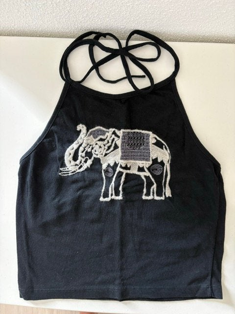 Brandy Melville top, Zwart, Ophalen of Verzenden, Zo goed als nieuw, Maat 36 (S)