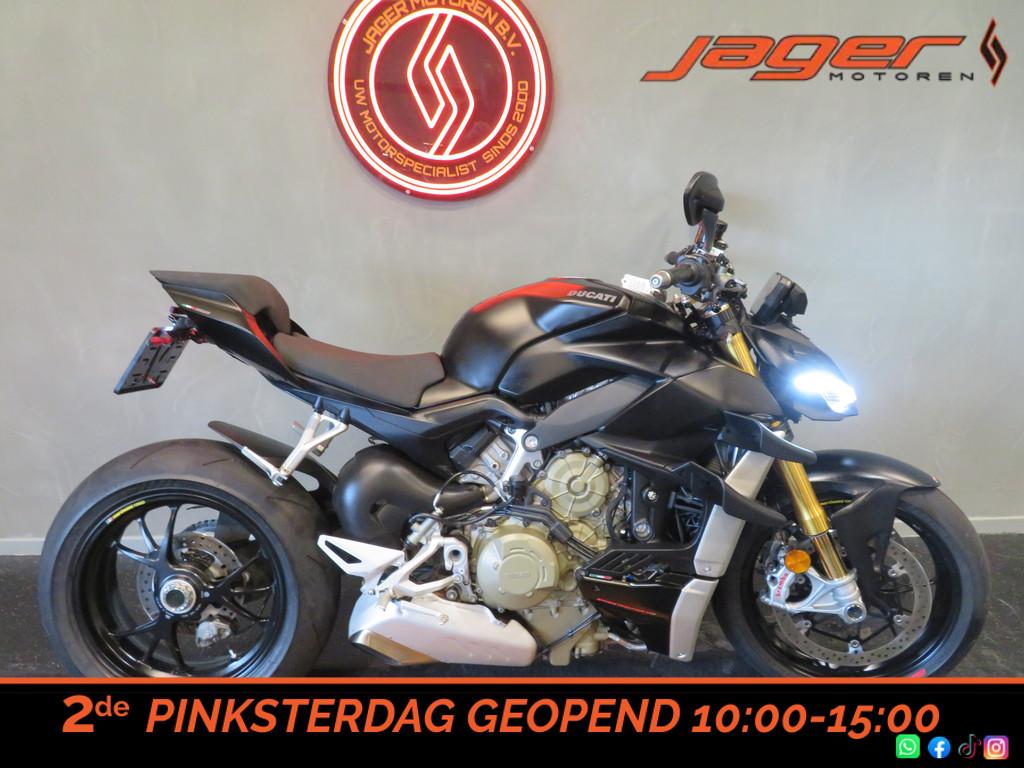 Ducati STREETFIGHTER V4S BLACK! 1E EIG! (bj 2021), Motoren, Motoren | Ducati, Bedrijf, Naked bike