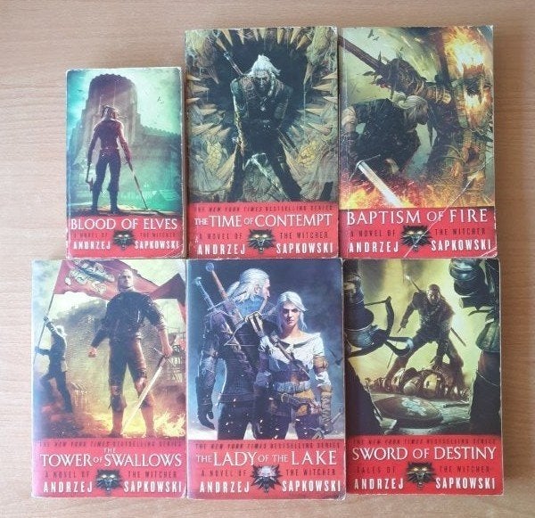 Andrzej Sapkowski - 6x The Witcher, Boeken, Verzenden, Gelezen, Andrzej Sapkowski