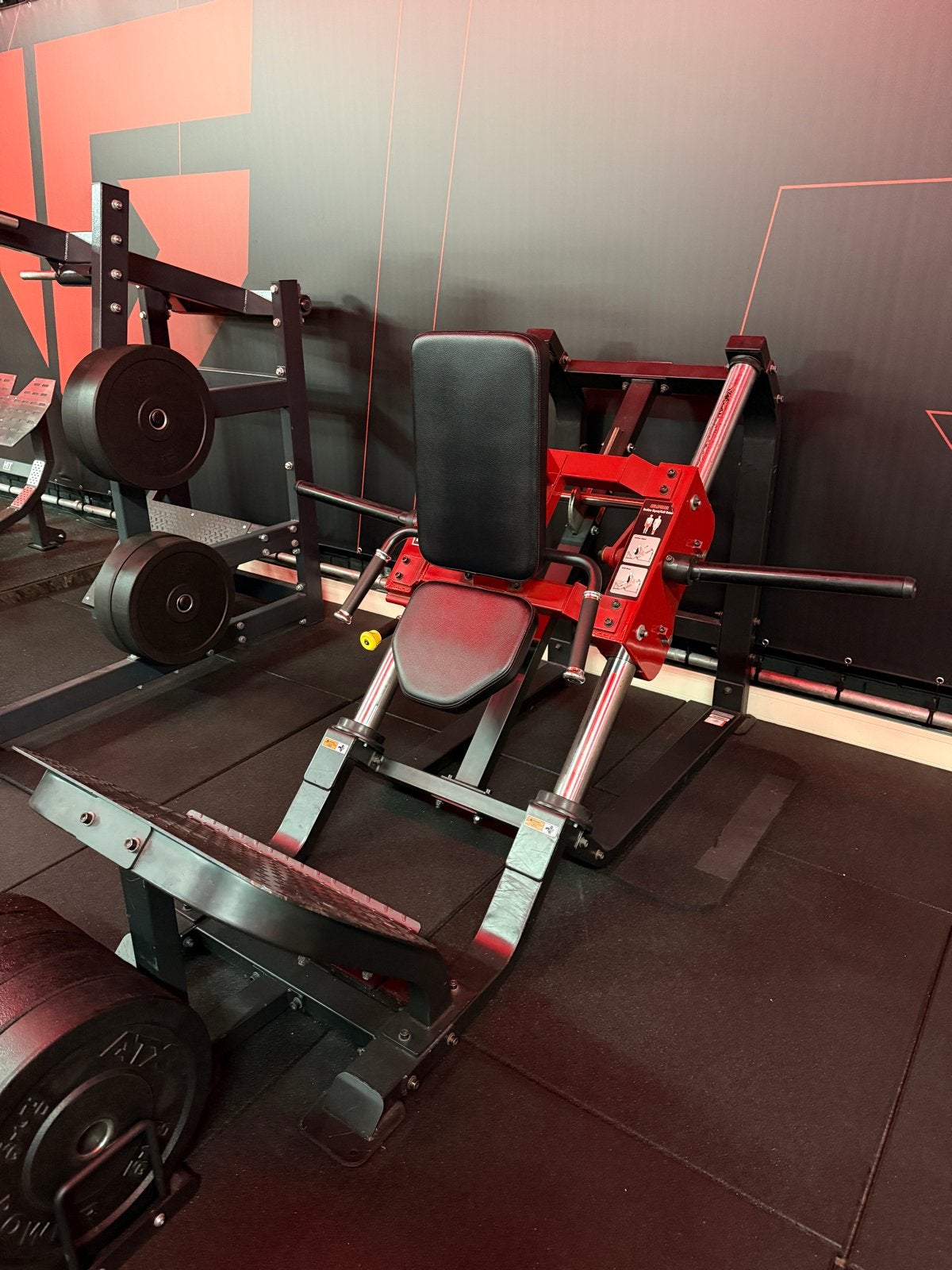 Sterling Impulse Hack Squat/Calf Raise Krachtstation, Ophalen, Gebruikt, Krachtstation, Metaal