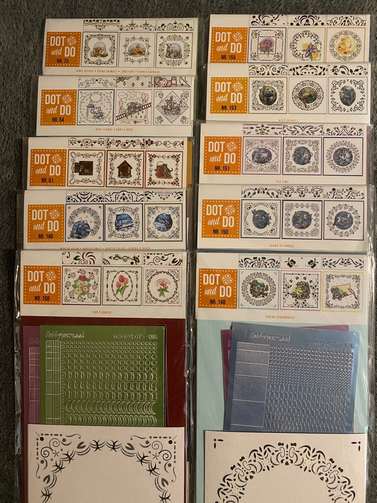 10 x Dot and do sets (4), Hobby en Vrije tijd, Ophalen of Verzenden, Nieuw, Overige thema's