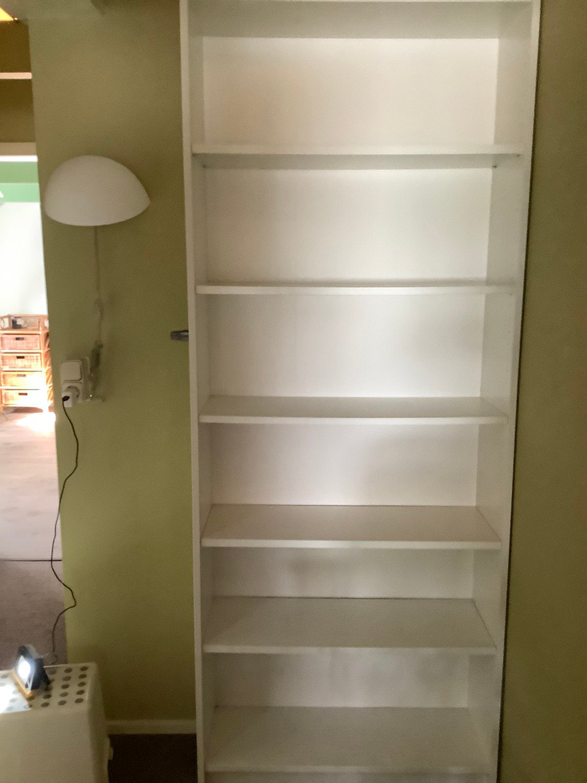 Mooie witte boekenkast, Zo goed als nieuw, 150 tot 200 cm, 25 tot 50 cm, 50 tot 100 cm
