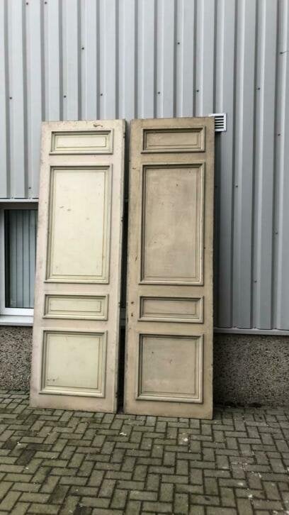 2 antieke pitchpine ensuitedeuren  87x304, Doe-het-zelf en Verbouw, Deuren en Horren, La belle porte, Jurgen.hoogenboezem@gmail.com