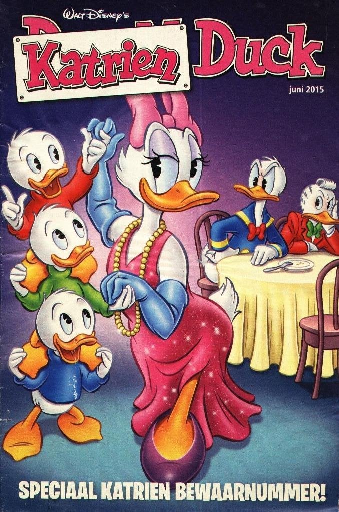 Katrien Duck juni - 2015 - Speciaal Katrien, Boeken, Walt Disney, Europa, Ophalen of Verzenden, Gelezen