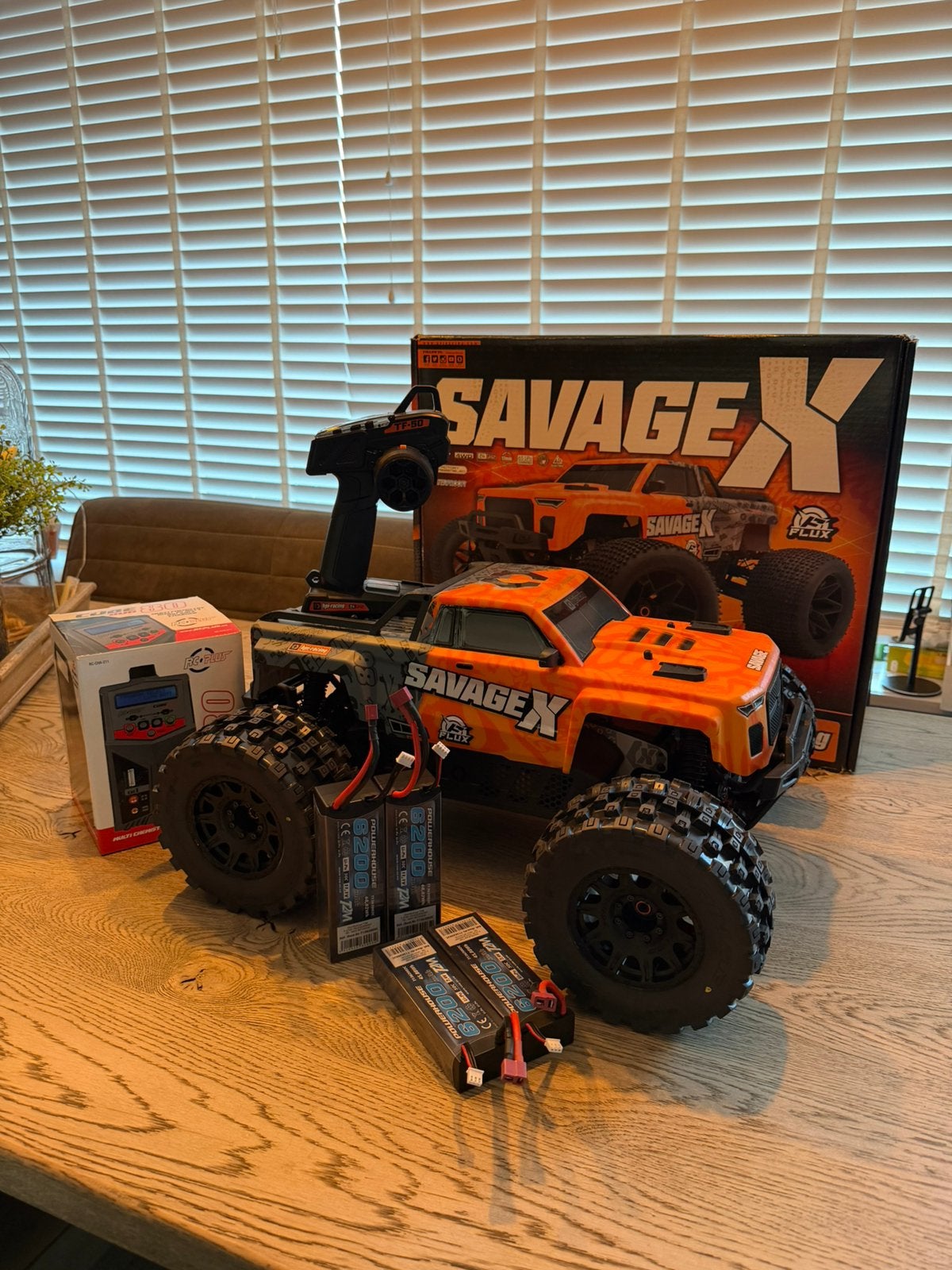 HPI Savage X Flux V2 – Complete set – Klaar om te rijden!, Ophalen, Zo goed als nieuw, Auto offroad