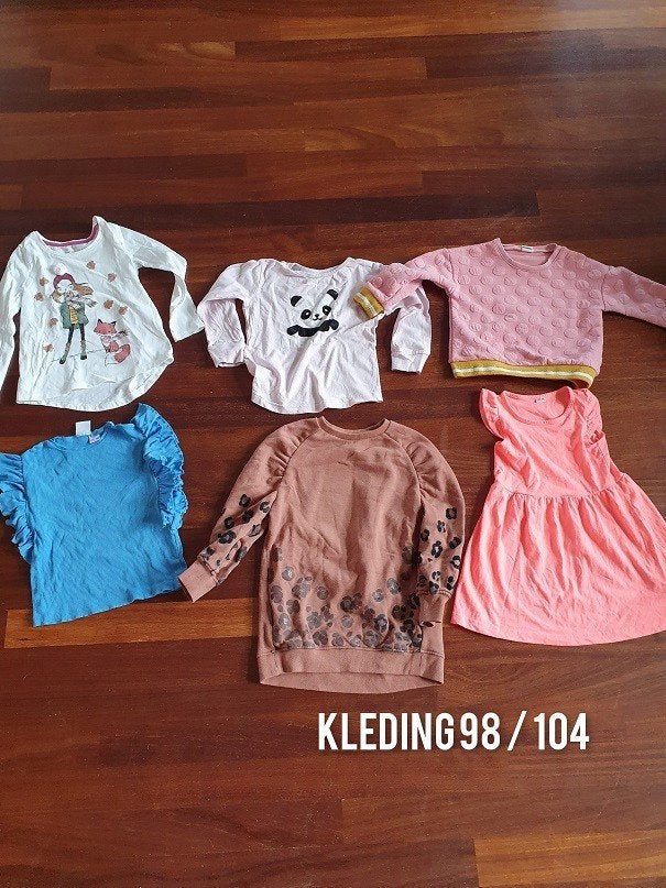 KLEDINGPAKKETTEN MAAT  98 – 116  , Ophalen of Verzenden, Gebruikt, Maat 110