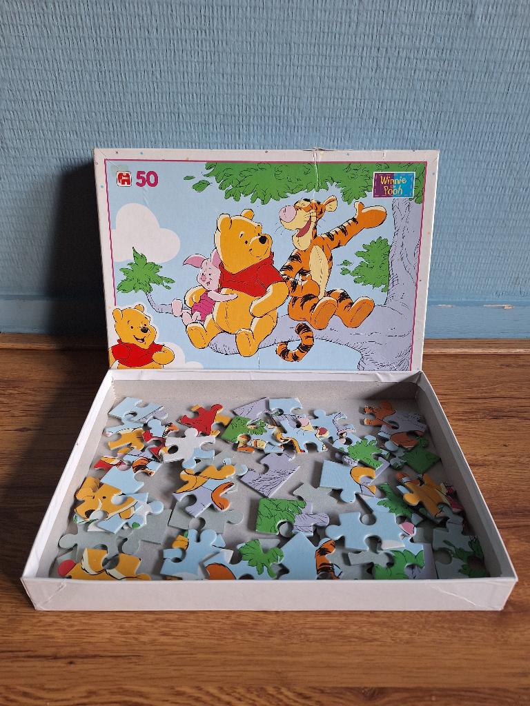 Winnie the Pooh Puzzel, Ophalen of Verzenden, Minder dan 500 stukjes, Gebruikt, Legpuzzel
