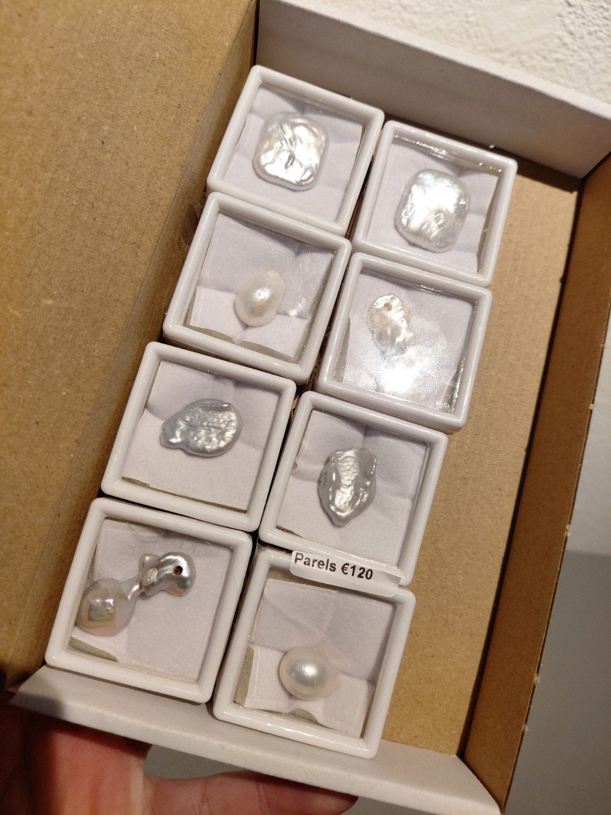 Set met grote zoet water parels, Ophalen of Verzenden, Nieuw