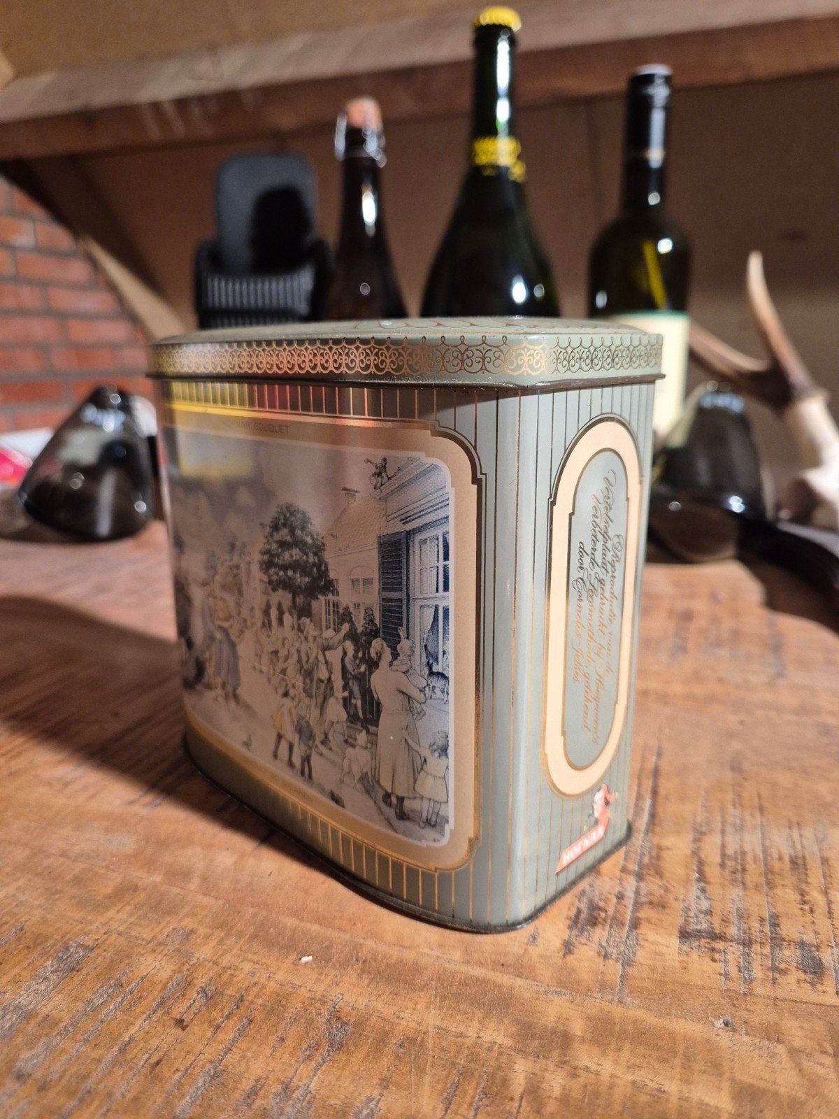 Vintage Hofnar sigaren blik - 'Hofnar Bouquet', Ophalen of Verzenden