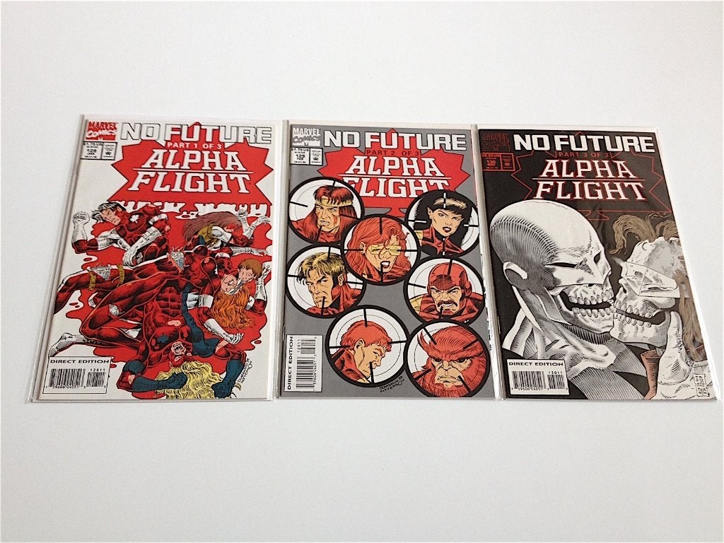 Alpha Flight: No Future #128,129,130 (Marvel Comics), Meerdere comics, Ophalen, Zo goed als nieuw, Amerika