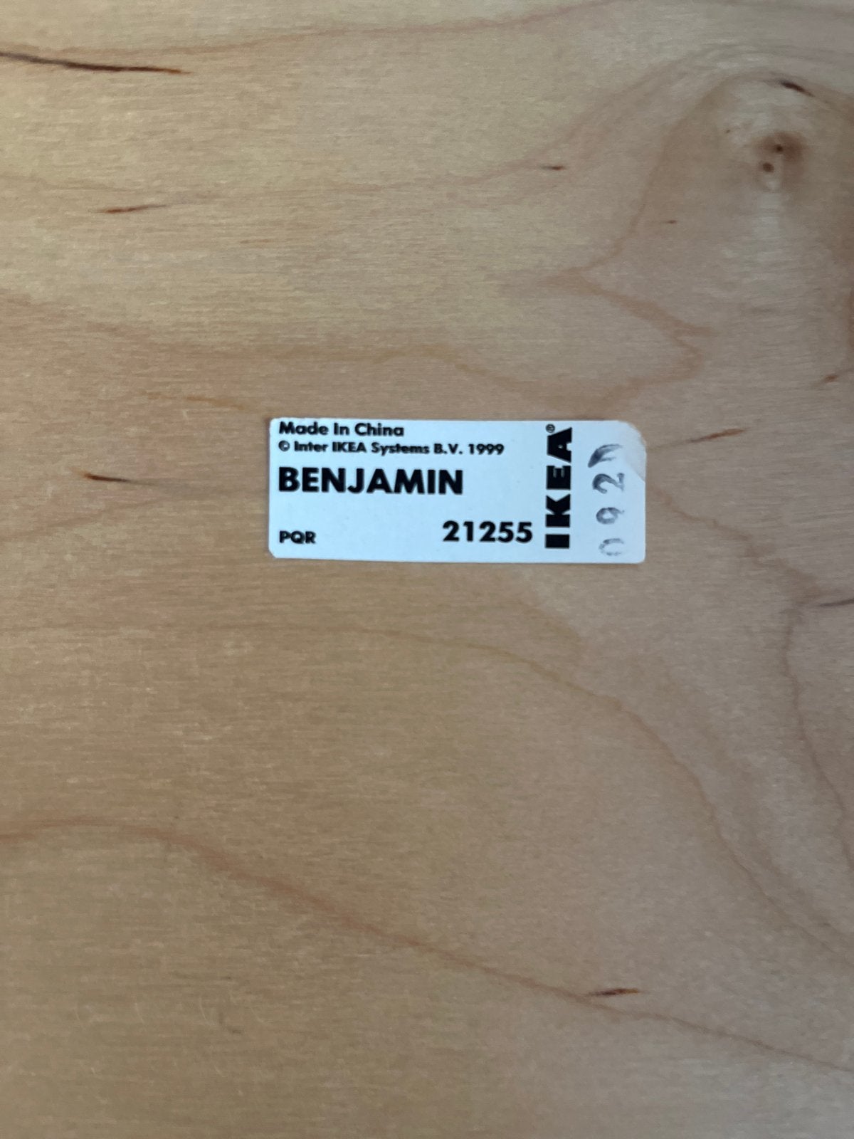 Ikea Vintage Kruk Benjamin - Tijdloos Design uit 1999, Huis en Inrichting, Ophalen, Gebruikt, Hout
