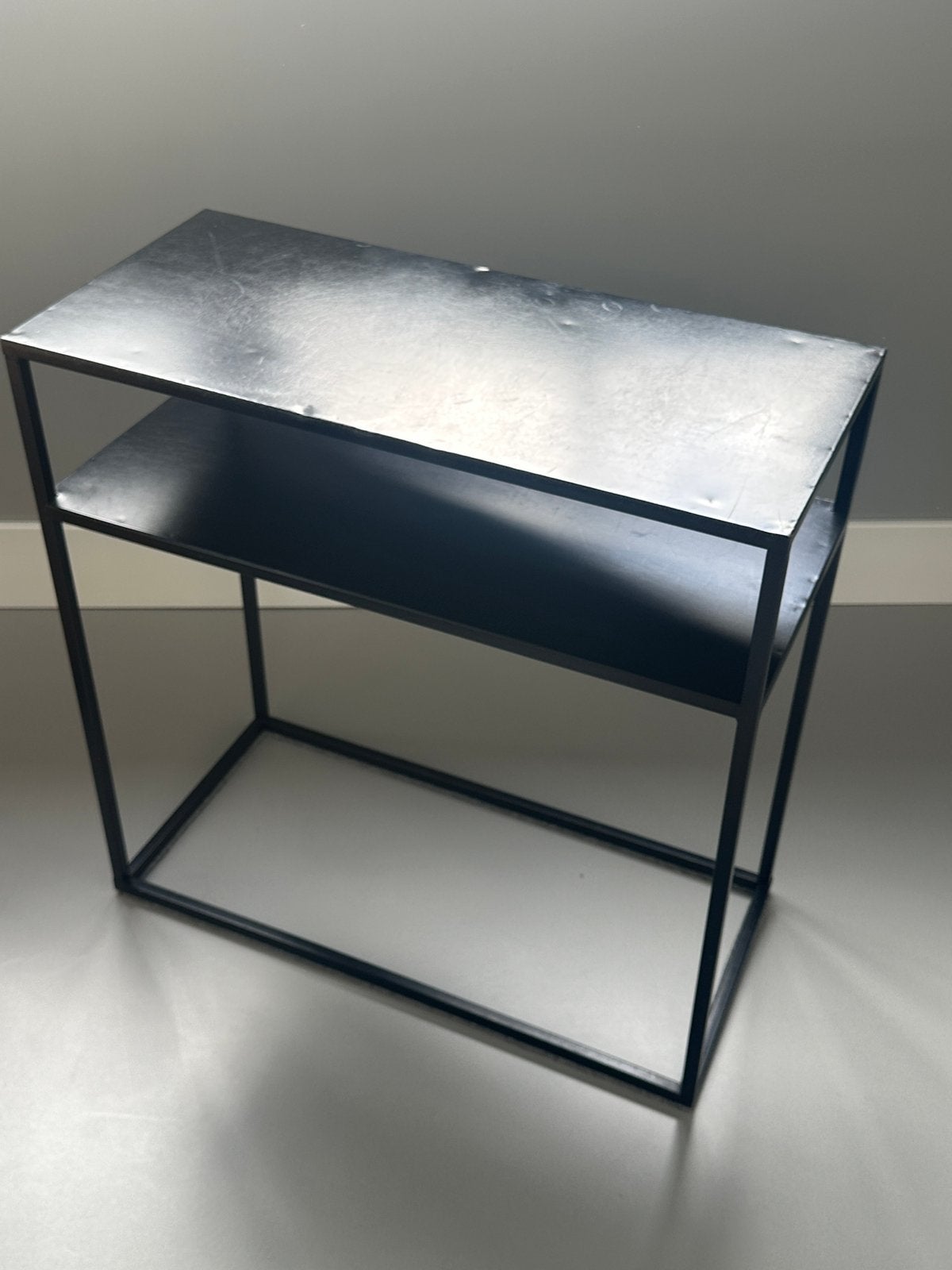 Metalen side table, Huis en Inrichting, Ophalen, Gebruikt, 50 tot 100 cm, Metaal