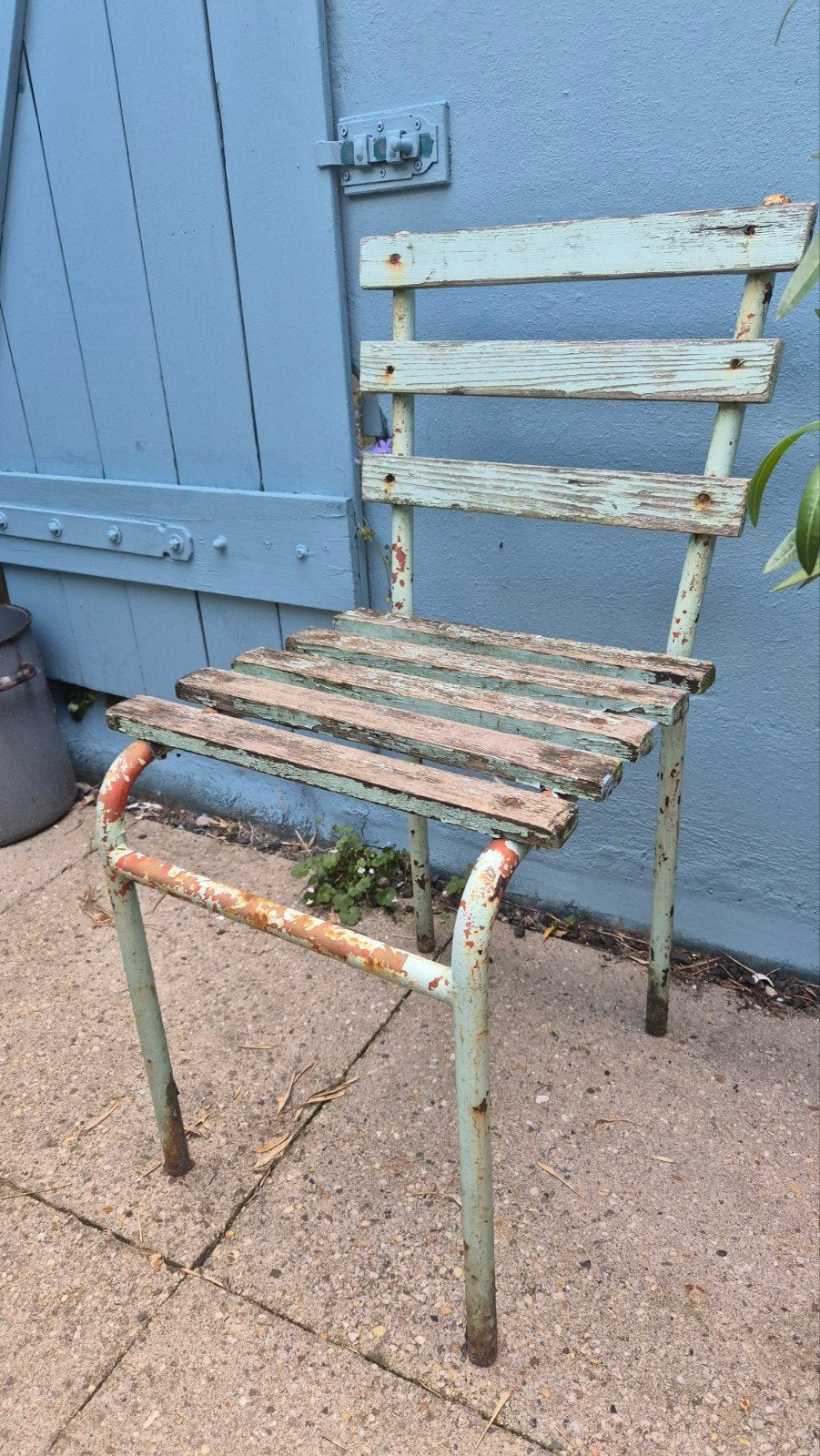 3 Vintage tuinstoelen van Van Dijk en Ko, Ophalen of Verzenden, Gebruikt, Metaal