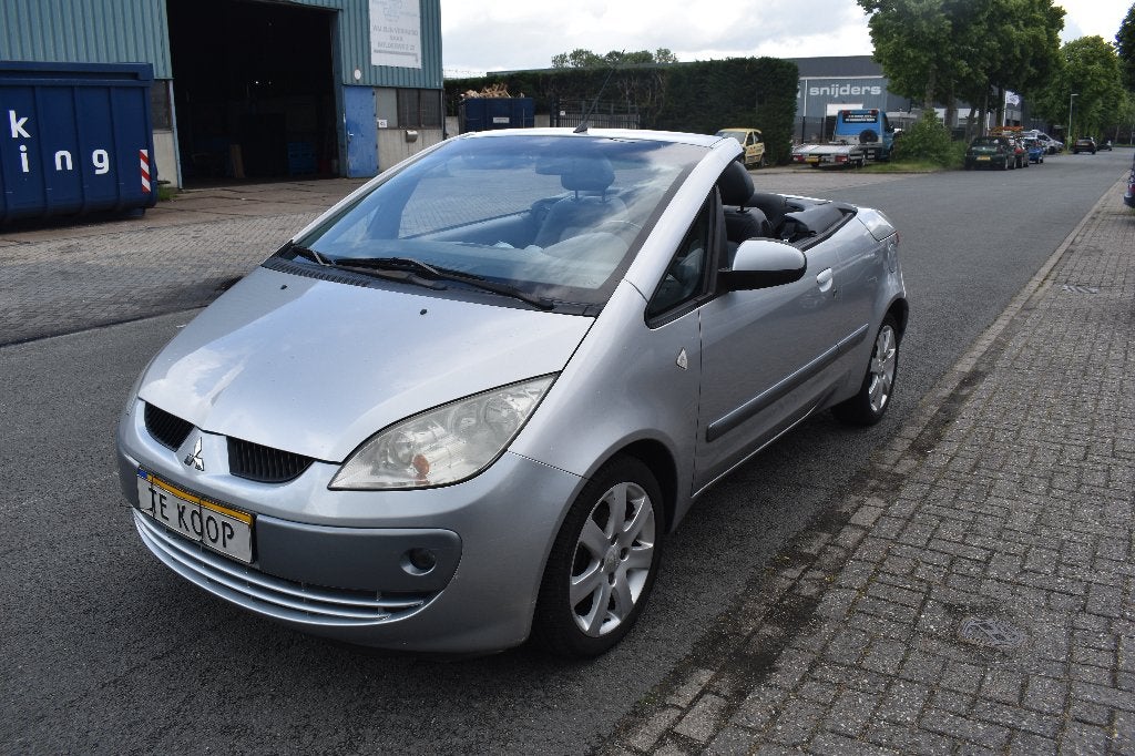 Mitsubishi Colt 1.5 CZC 2007 Grijs NIEUWE APK CABRIO, Auto's, Voorwielaandrijving, 15 km/l, 4 cilinders, Cabriolet