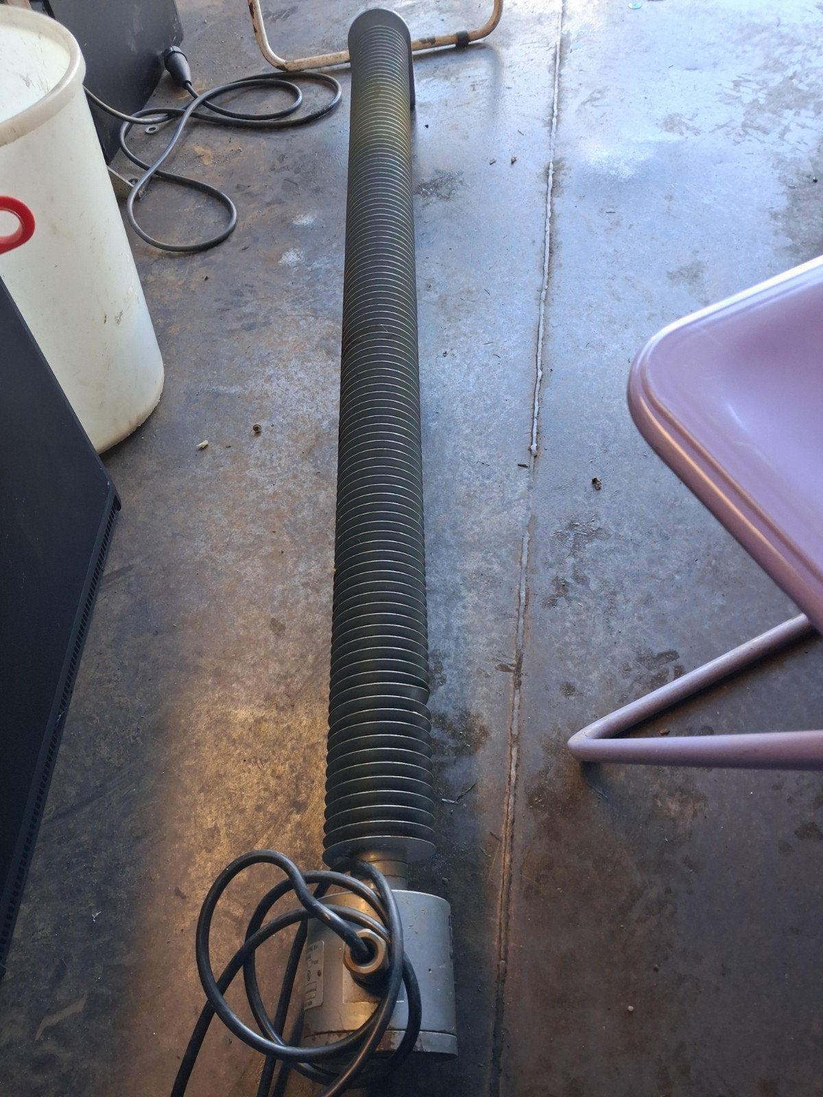 Ribbenbuis kachel 1000W 220V explosievrij met steunen, Ophalen, Gebruikt, 800 watt of meer, Kachel