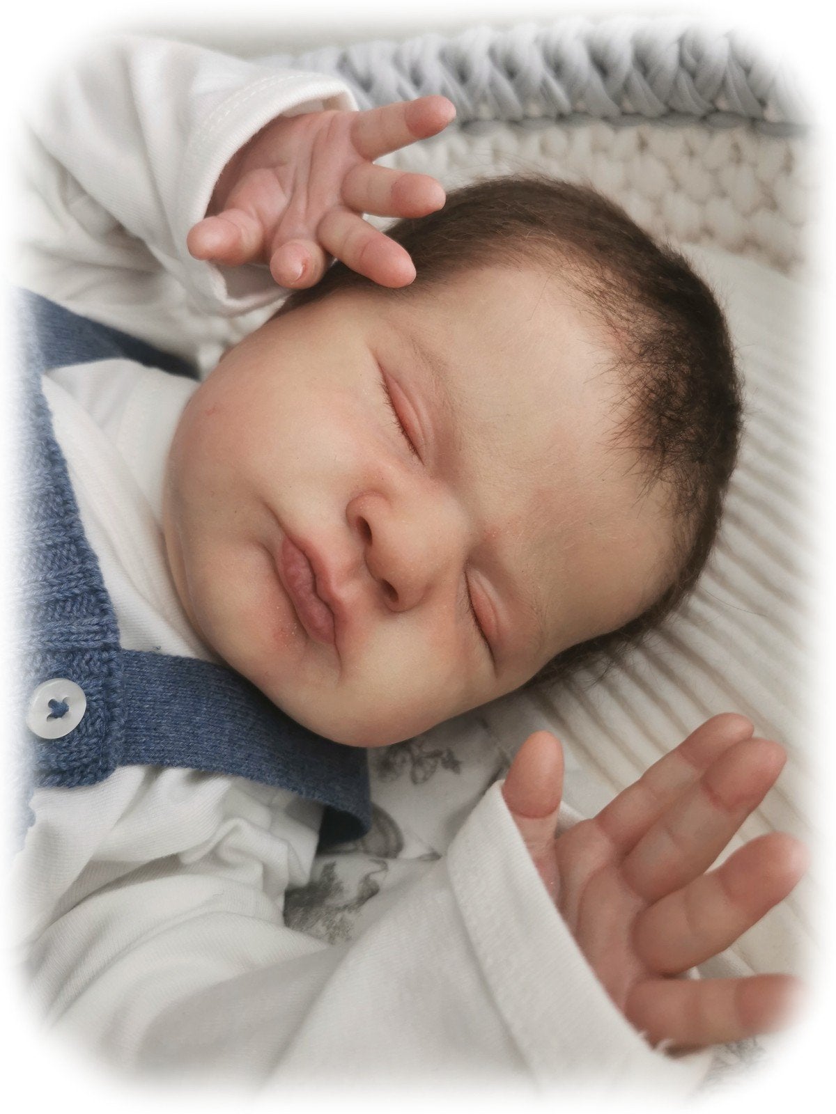 Reborn baby Max VASTE PRIJS!, Ophalen of Verzenden, Nieuw, Babypop, Levensecht of Reborn