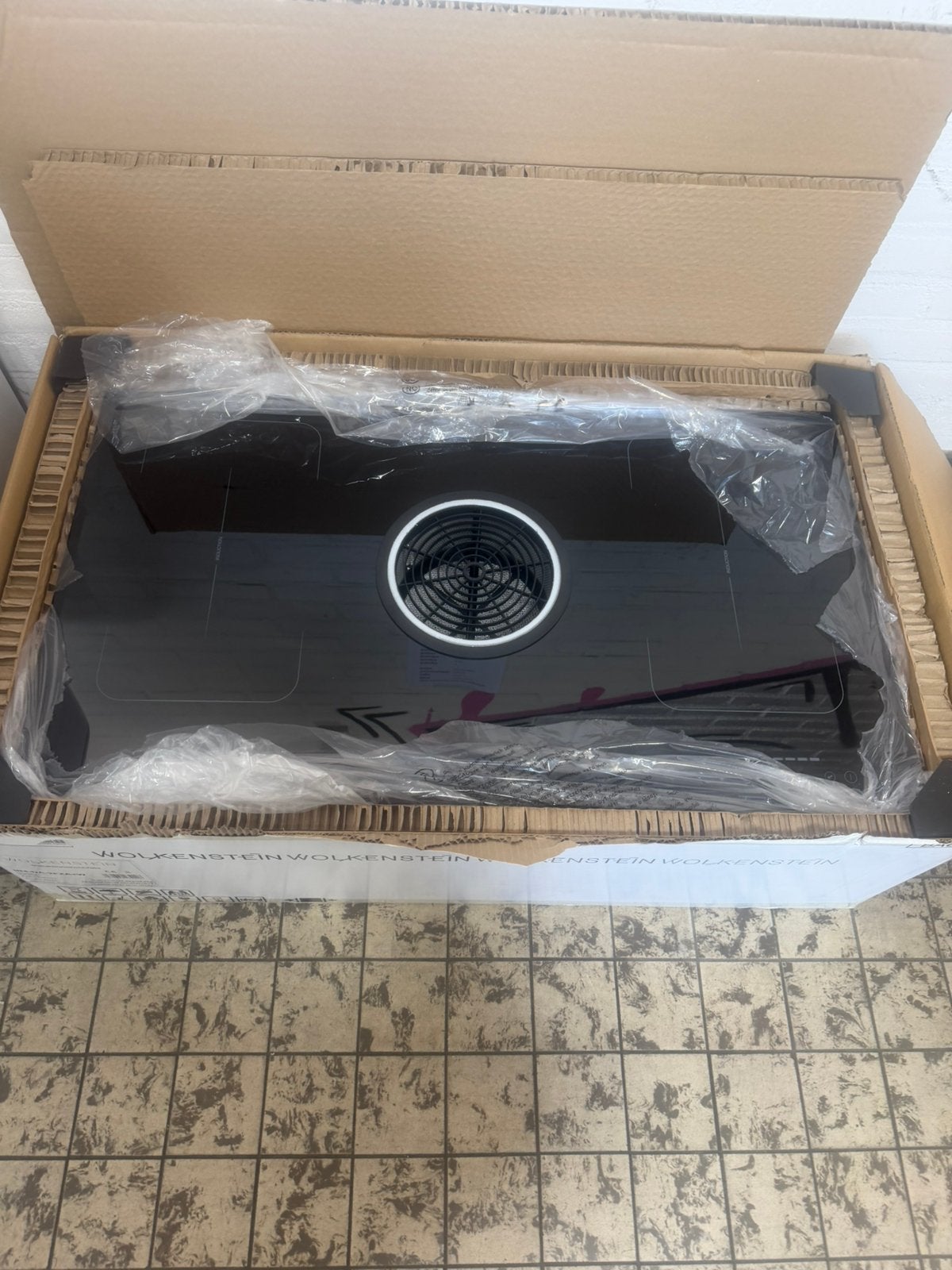 Willemstein inductie met afzuiging nieuw 90 cm inbouw, Ophalen, Wolkenstein, Nieuw, 4 kookzones