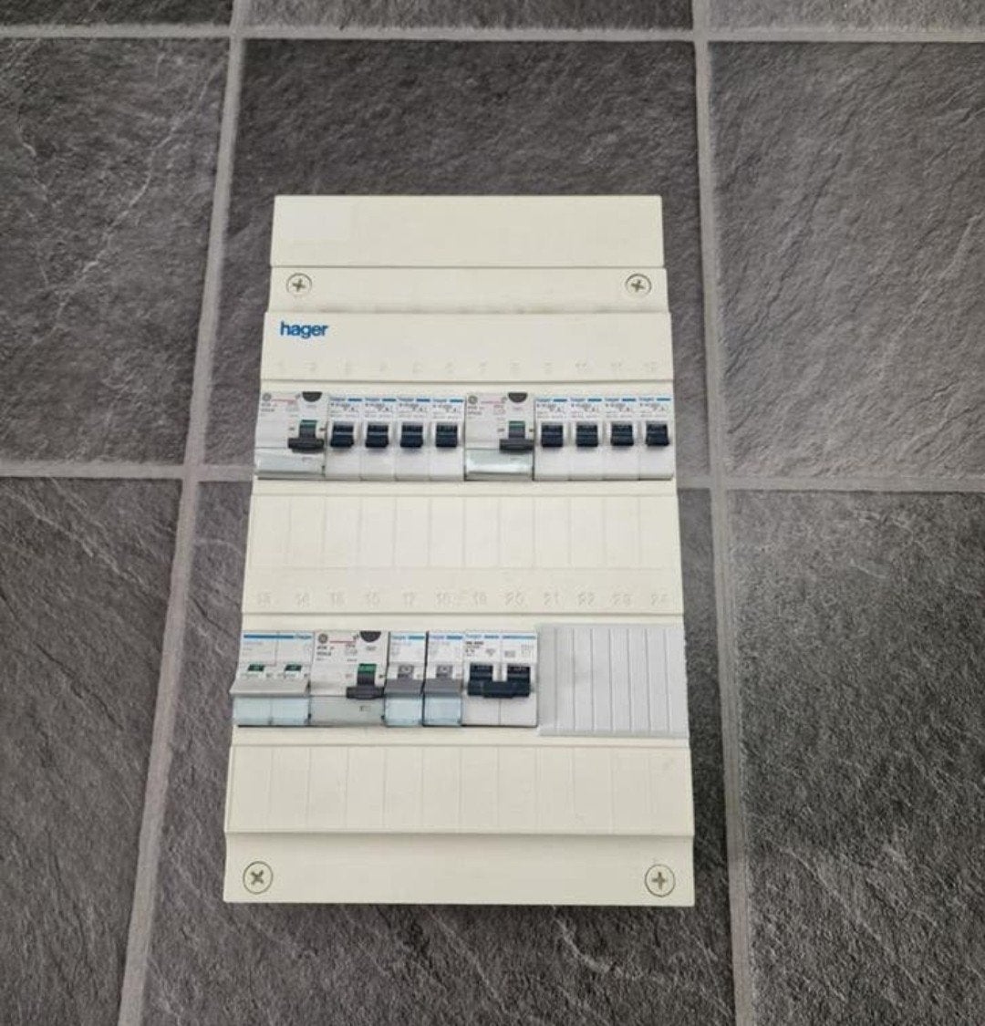 Hager 1 fase meterkast, Ophalen of Verzenden, Gebruikt, Overige typen
