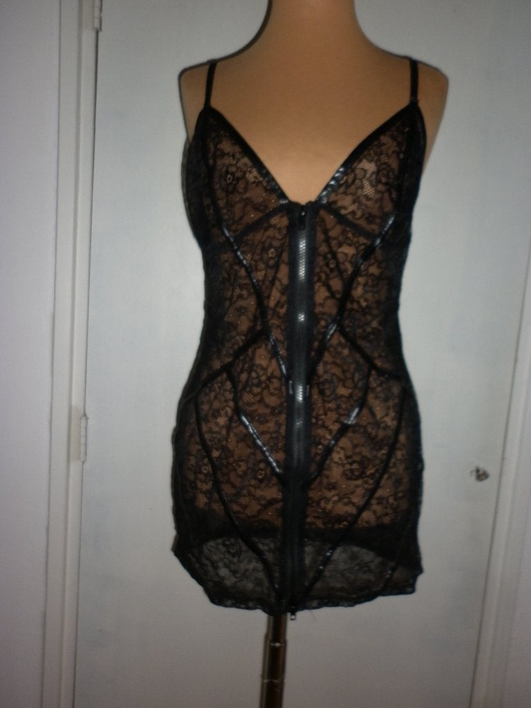 slipdress maat  large  merk :  Coltell, Kleding | Dames, Verzenden, Zwart, Overige typen