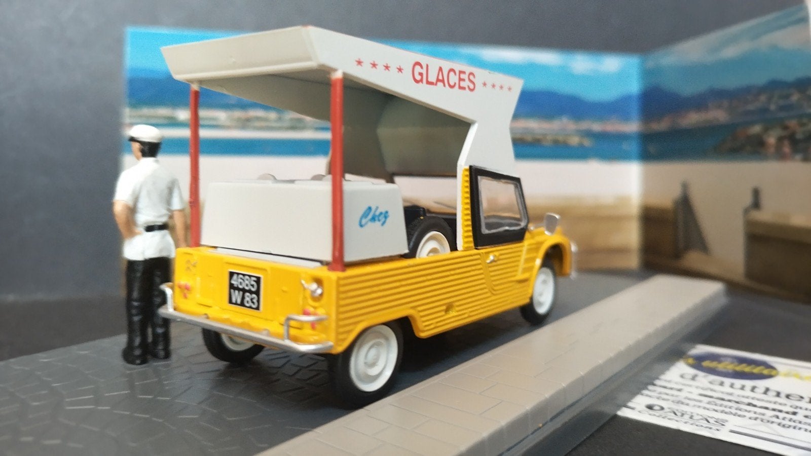 Citroen Mehari Marchand de Glaces 1:43 Atlas Pol, Overige merken, Auto, Verzenden, Nieuw