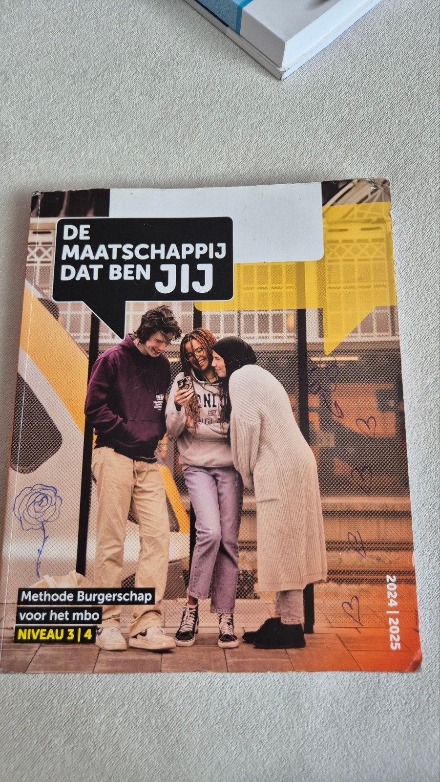 De Maatschappij Dat Ben Jij - Methode Burgerschap MBO, Boeken, Schoolboeken, Ophalen of Verzenden, Zo goed als nieuw, Overige niveaus