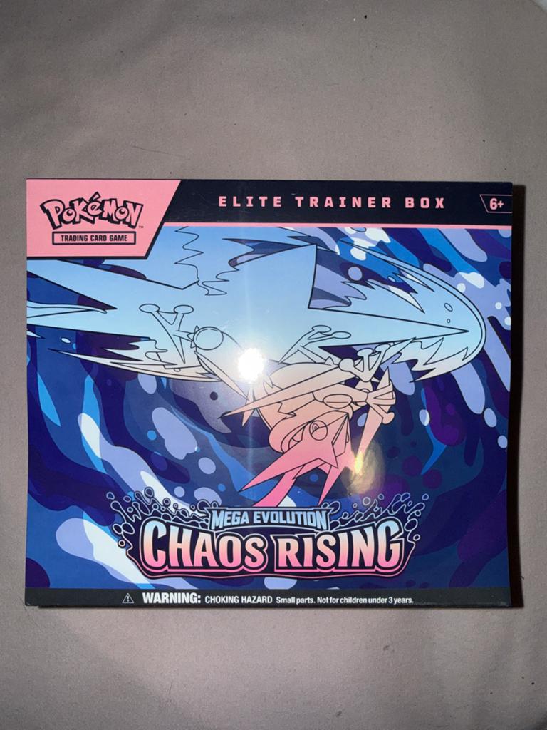Pokémon TCG: Mega Evolution Chaos Rising Elite Trainer Box, Ophalen of Verzenden, Nieuw, Boosterbox