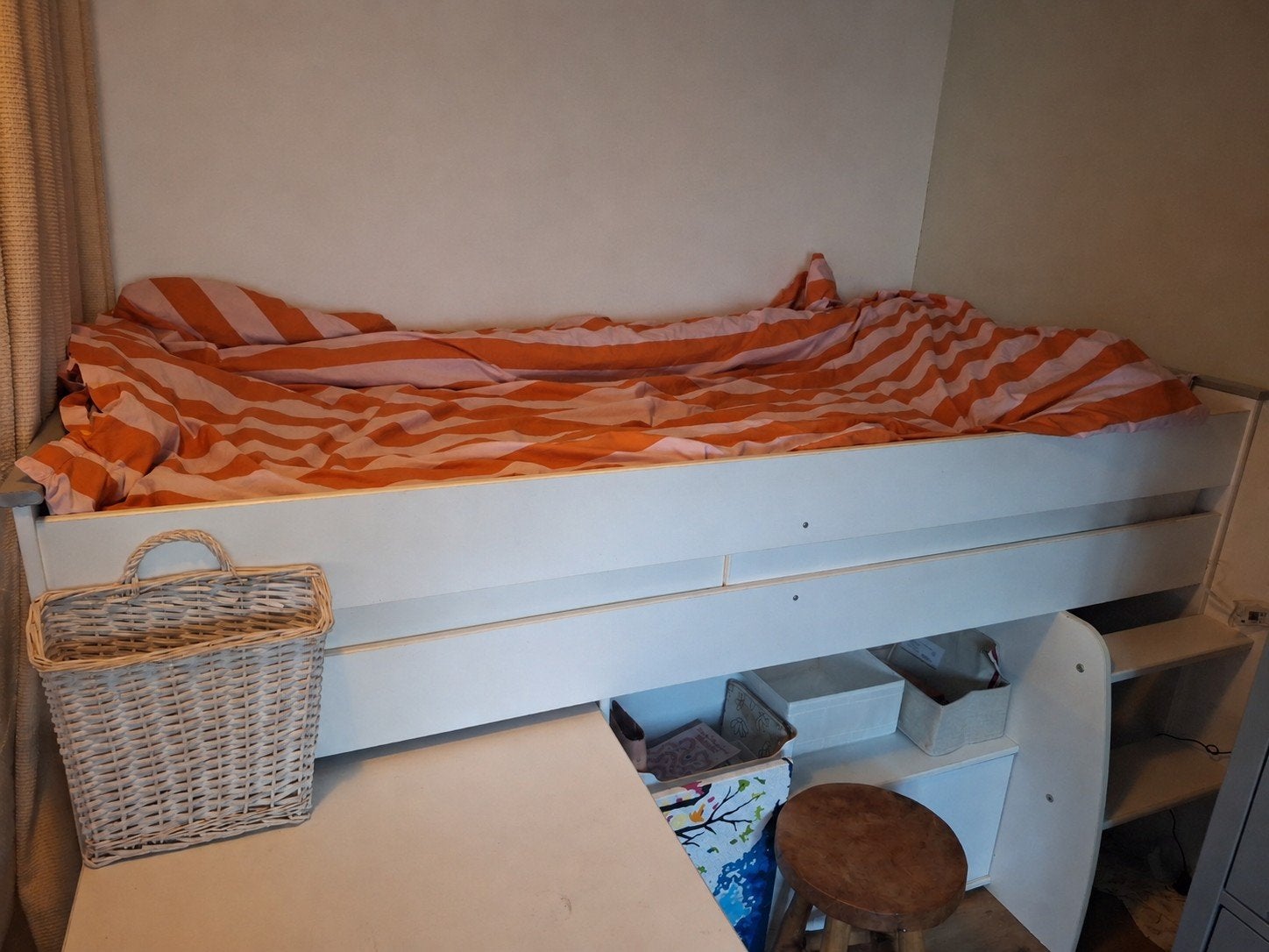 Halfhoogslaper met bureau leen bakker, Ophalen, Gebruikt, Halfhoogslaper