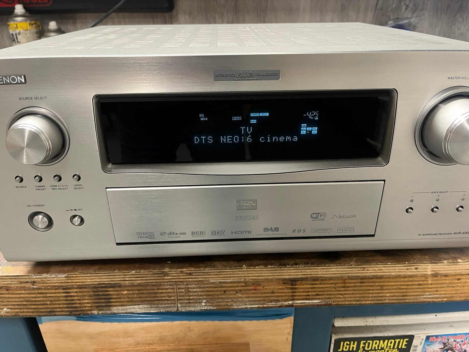 Denon avr4308, Ophalen of Verzenden, Zo goed als nieuw, 120 watt of meer, Denon