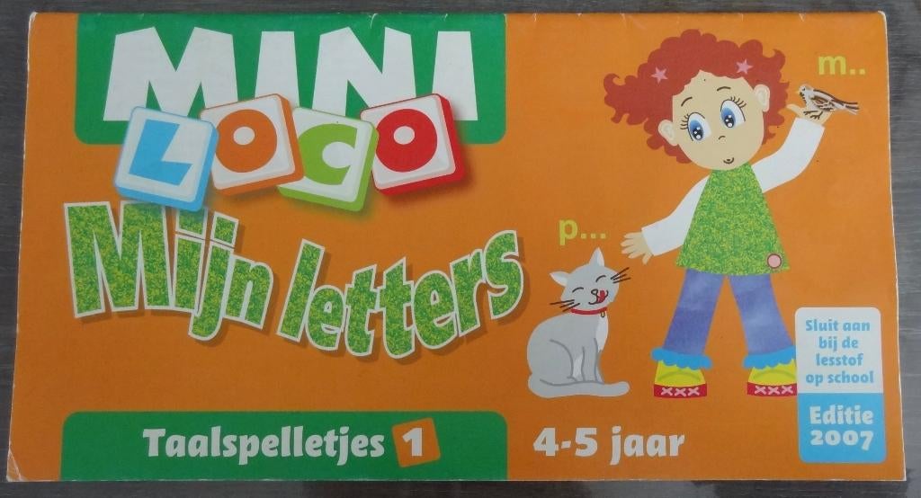 Mini loco boekje mijn letters, taalspelletjes 1: 4-5 jaar, Kinderen en Baby's, Speelgoed | Educatief en Creatief, Ophalen of Verzenden