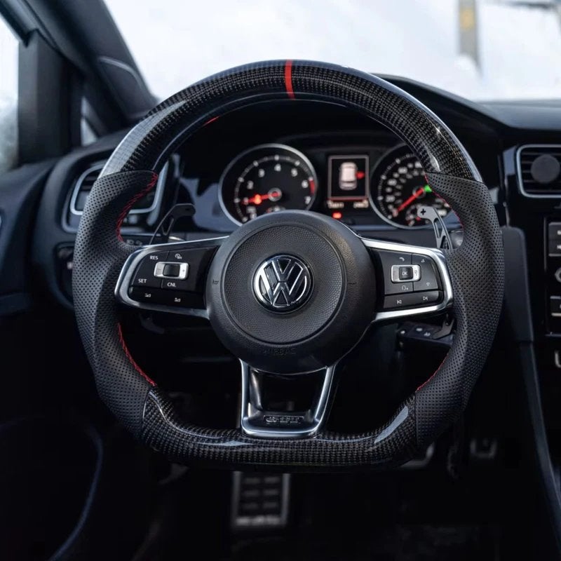 Carbon Stuurwiel Volkswagen VW Golf MK7 & MK7.5 (2013-2020), Ophalen of Verzenden, Nieuw, Volkswagen