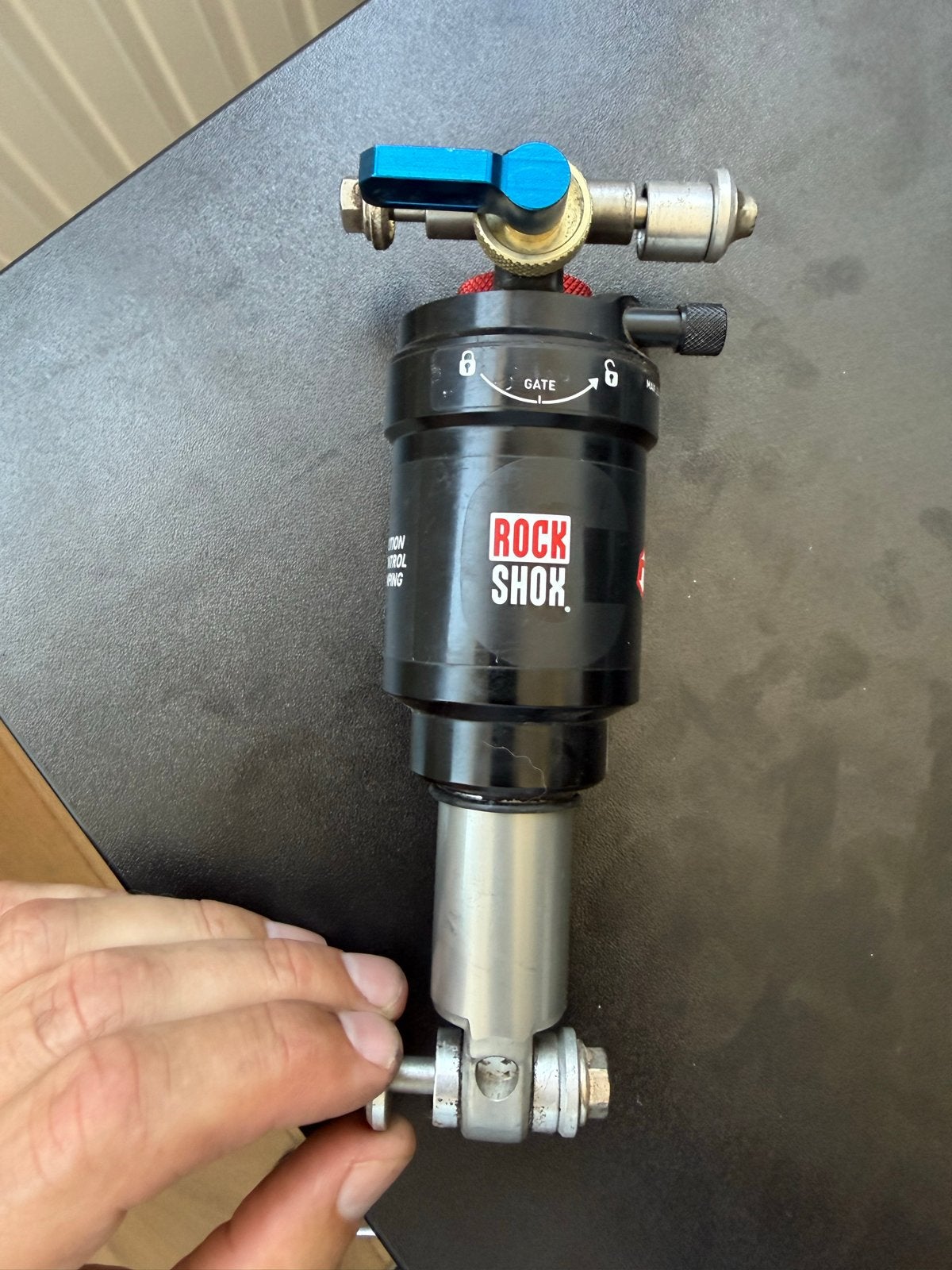 Rockshox Lucht Demper air damper mc3.3, Ophalen, Gebruikt, Mountainbike, Overige typen