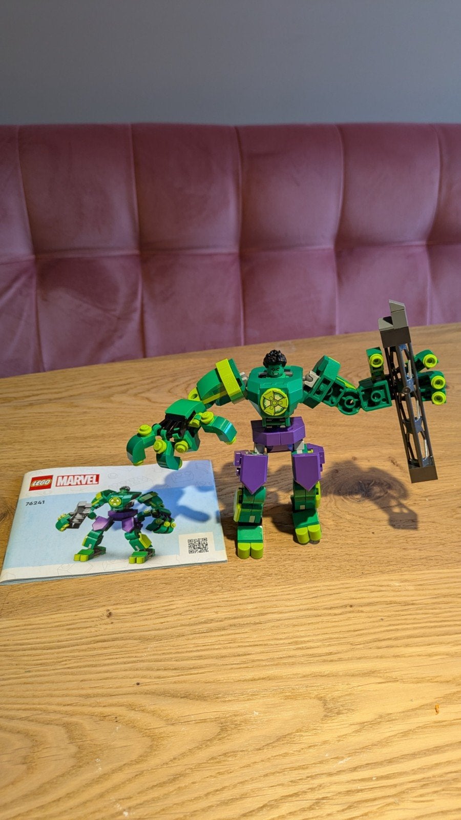 LEGO Marvel Hulk Mecha (76241) - Complete set, Ophalen, Marvel, Lego, Inclusief instructies