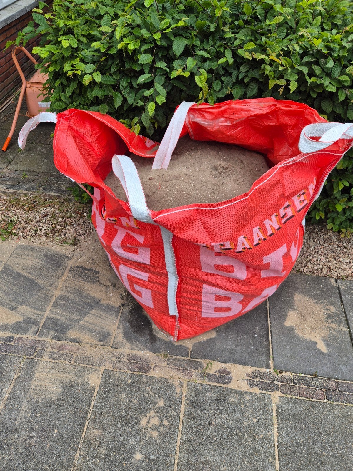 Big bag met ophoogzand, Ophalen, Gebruikt, Ophoogzand