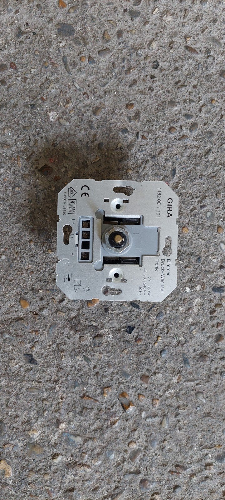 1 gira tronic dimmer, Ophalen of Verzenden, Gebruikt, Gira, Dimmer