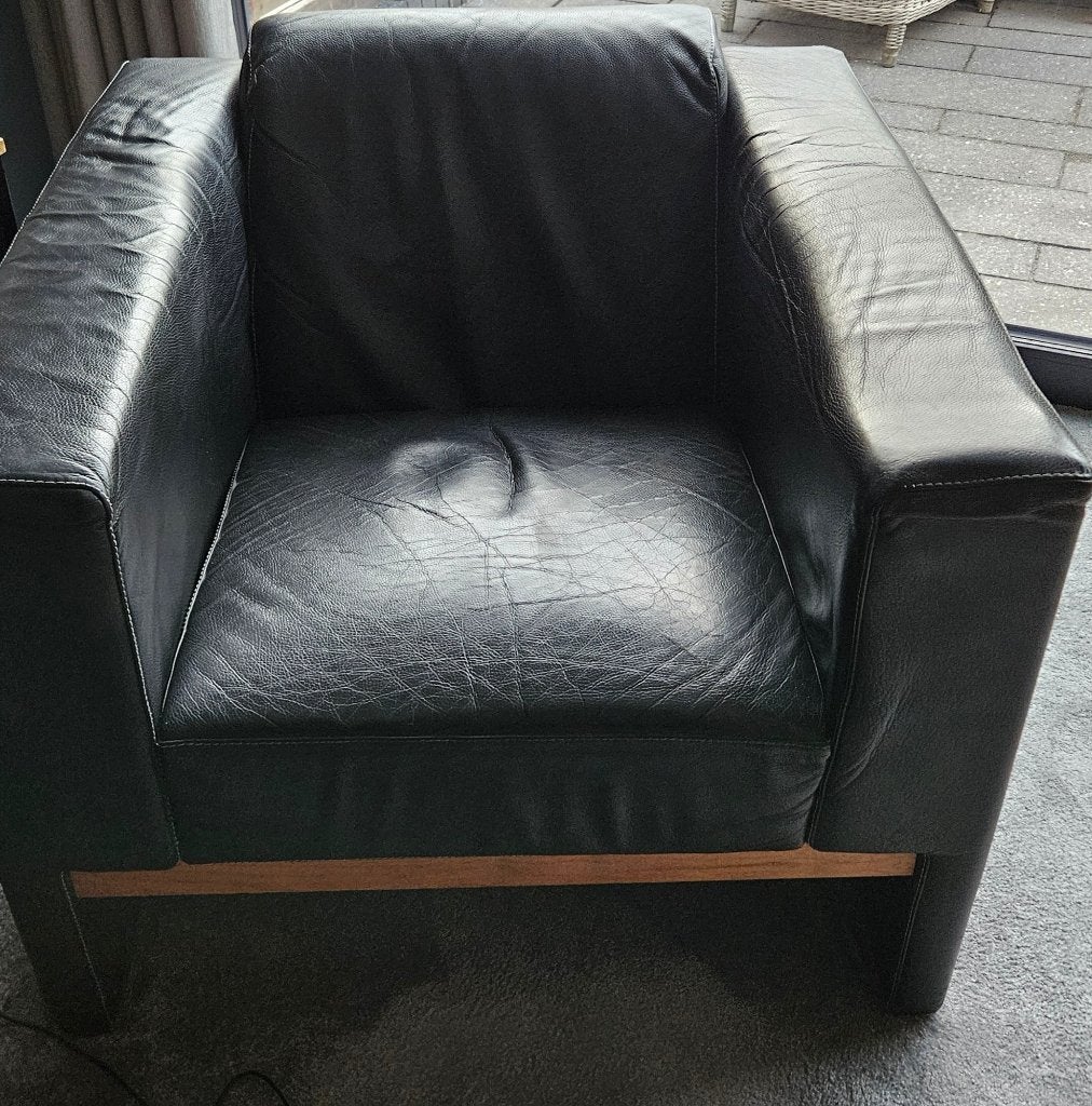LEOLUX kubus stoelen , blok fauteuil, Ophalen, Gebruikt, 75 tot 100 cm, 75 tot 100 cm