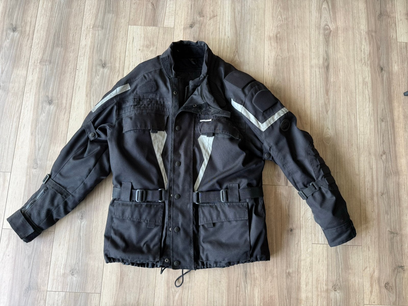 JTS Motorjas Textiel Zwart - Maat XXXL, Motoren, Kleding | Motorkleding, Ophalen of Verzenden, Tweedehands, Heren, Jas | textiel