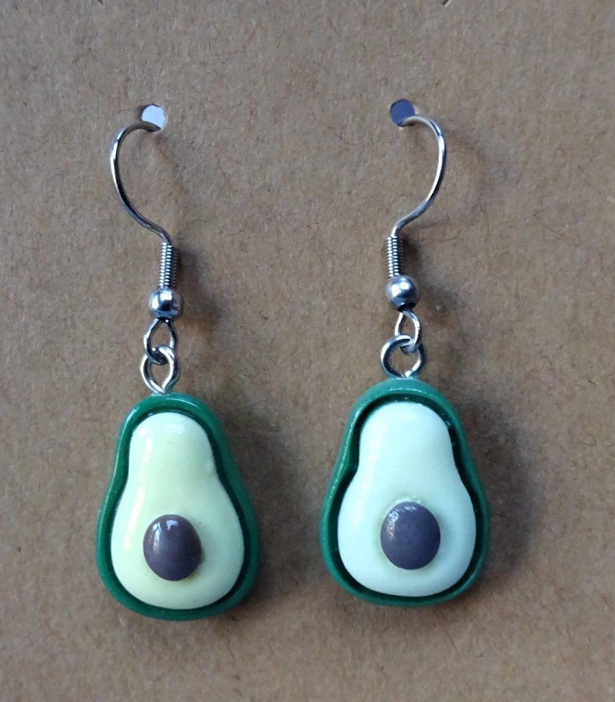 Oorhangers kleine Avocado's, Overige materialen, Hangers, Verzenden, Zo goed als nieuw
