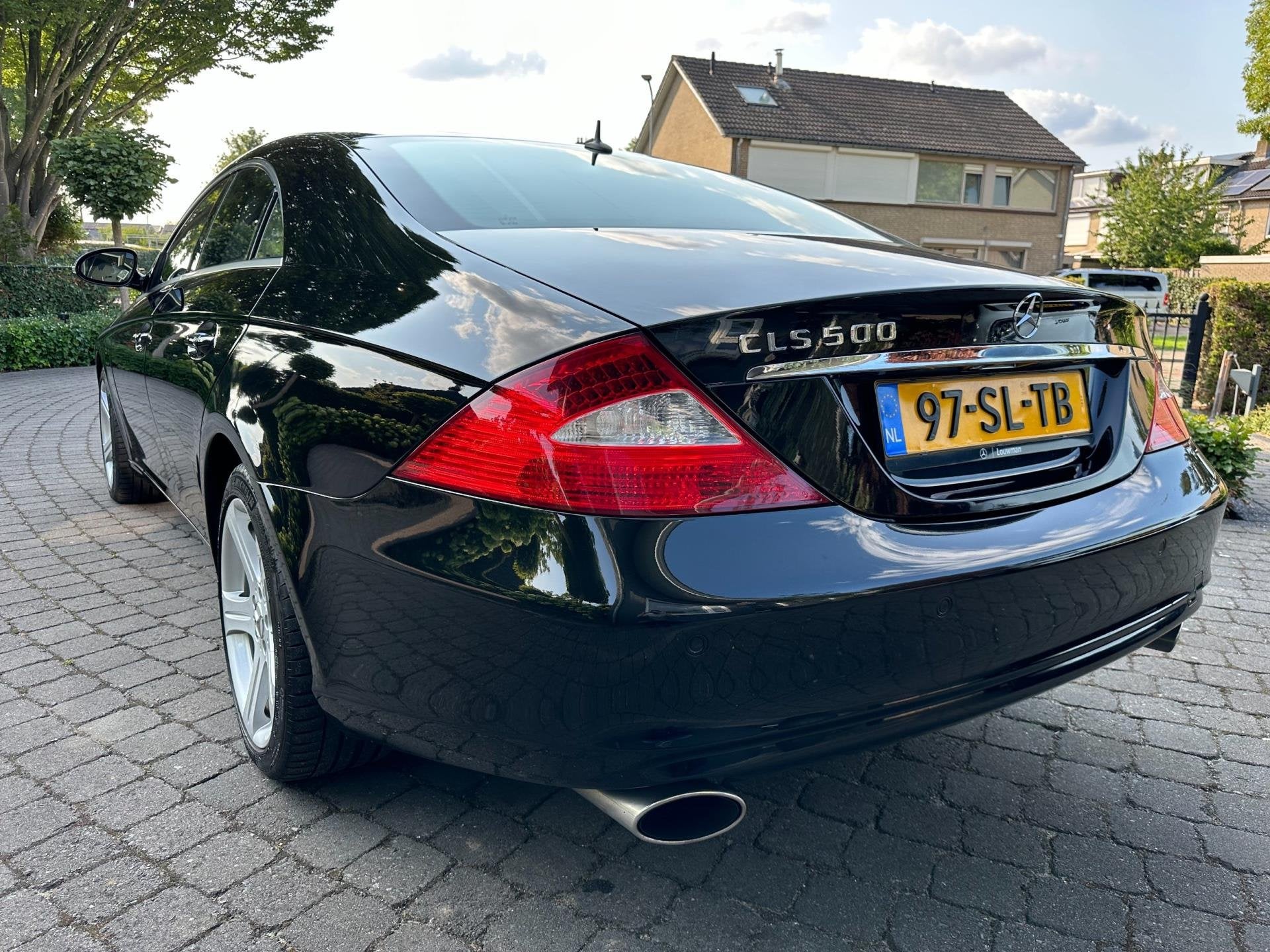 Mercedes-Benz CLS-klasse 500 Org NL, Leder, Massage, VOL!, Auto's, Mercedes-Benz, Automaat, Gebruikt, Zwart, Bedrijf
