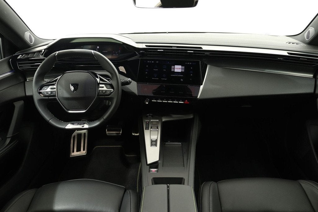 Peugeot 408 1.6 HYBRID GT 225PK EAT8 SOH 100% | Nappa Leder, Auto's, Peugeot, Gebruikt, 4 cilinders, Blauw, 1681 kg