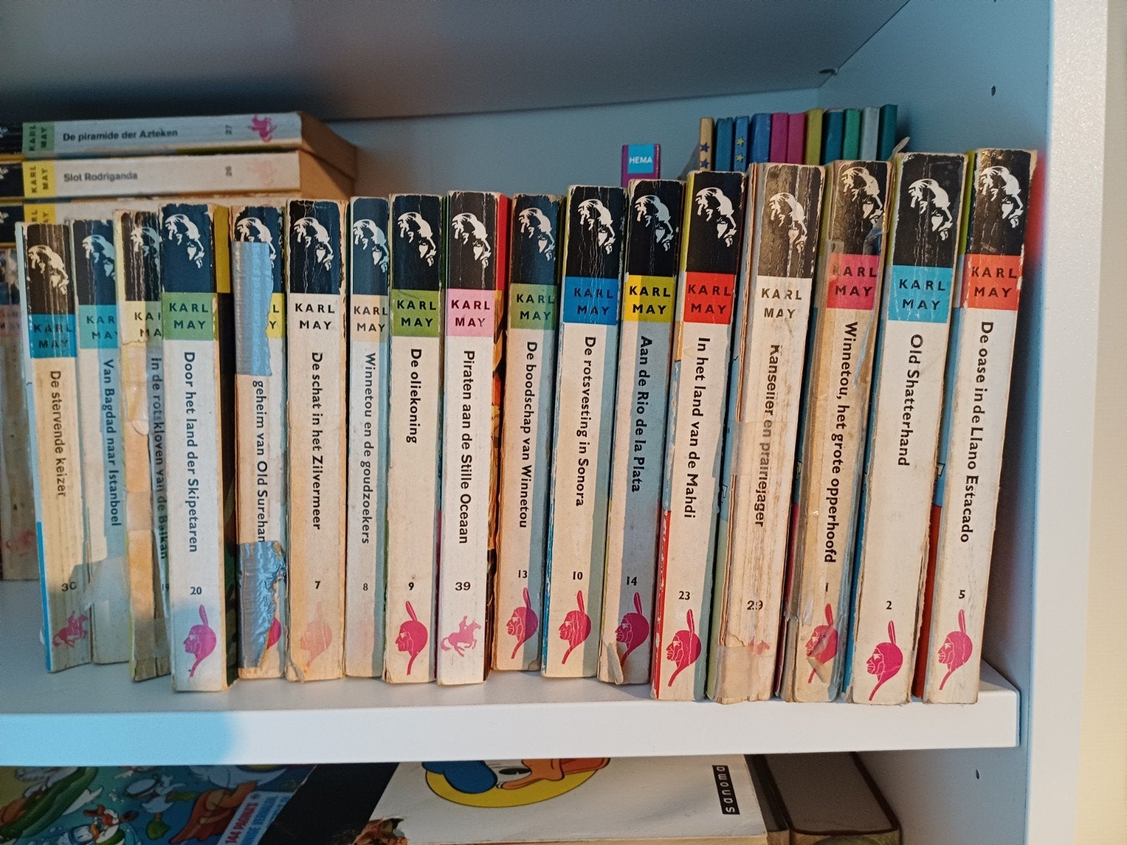 Complete set (van 41)  Karl May pockets, ook los, Ophalen of Verzenden, Gelezen, Karl May