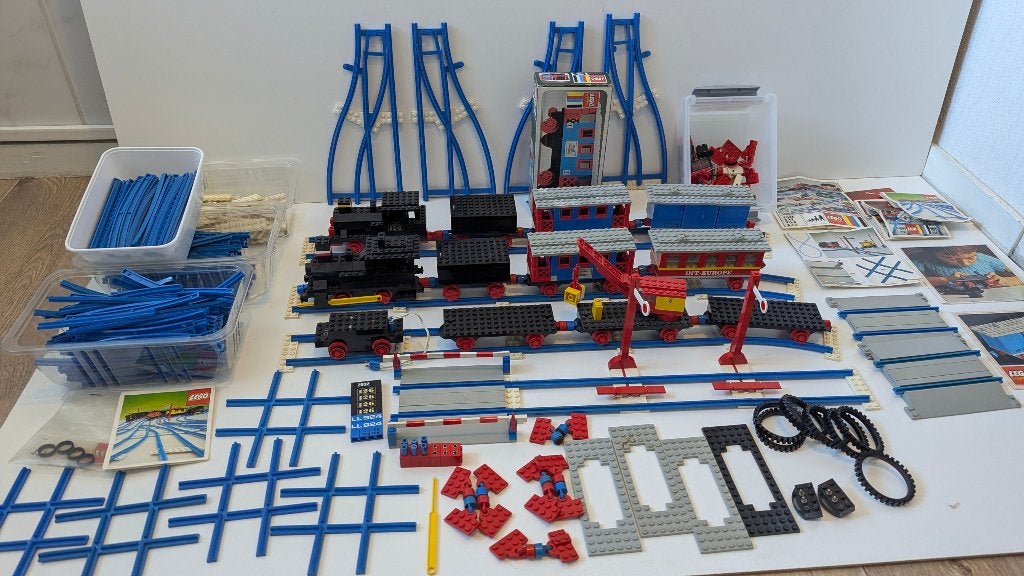 Lego treinen verzameling, Gebruikt, Lego, Ophalen of Verzenden, Complete set
