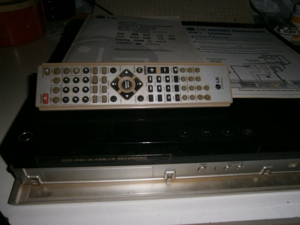 LG HDD/DVD Recorder LH-RH7506S – Defect, Remote OK, Ophalen, Niet werkend, Harddiskrecorder, Met dvd-recorder