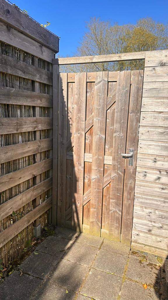 Tuindeur / poortdeur geimpregneerd, Ophalen, Hout, Draaipoort, 150 tot 200 cm