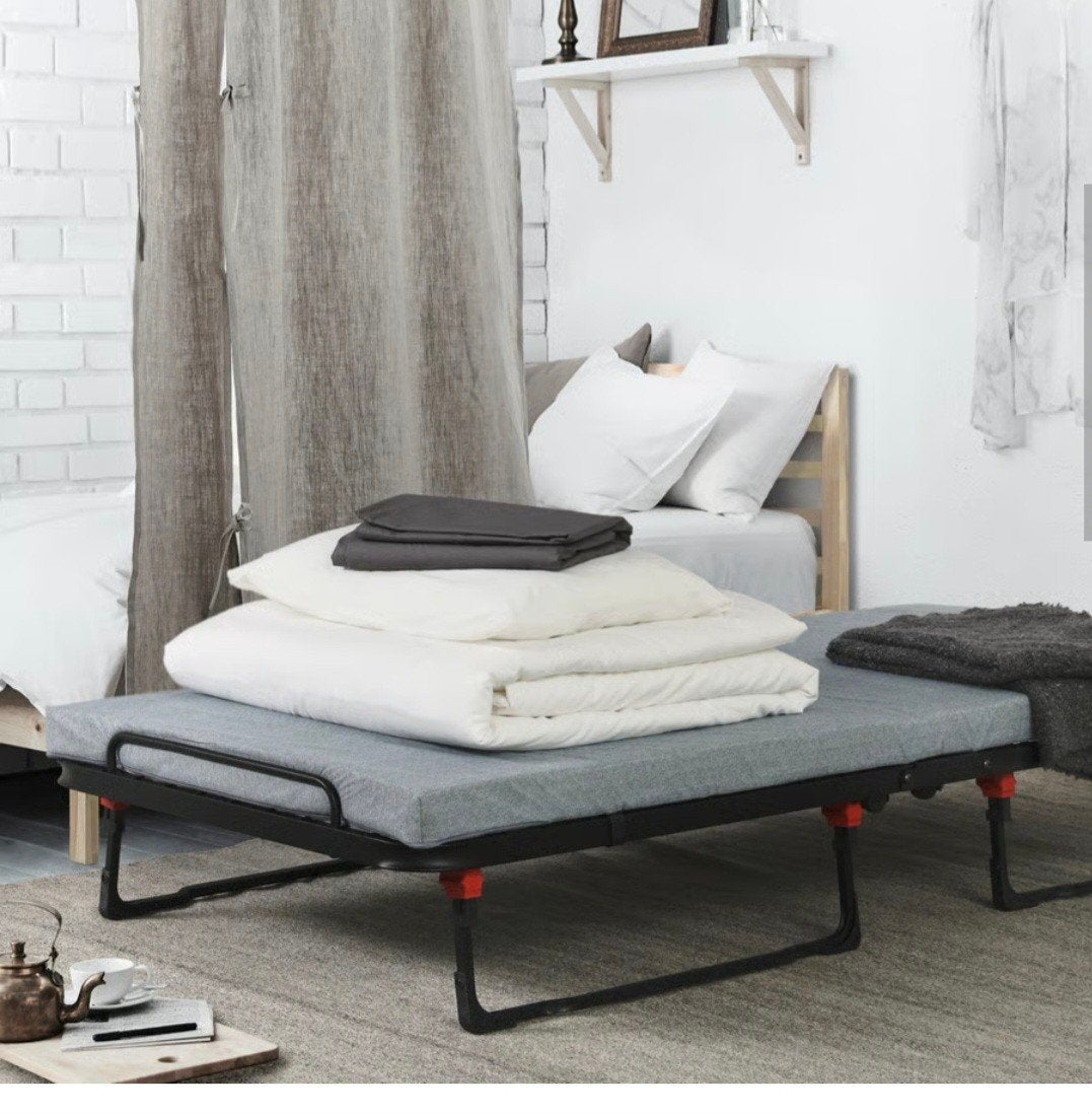IKEA NORRUDDEN logeerbed, Ophalen, Modern, Compact, Verstelbaar, Eenpersoons