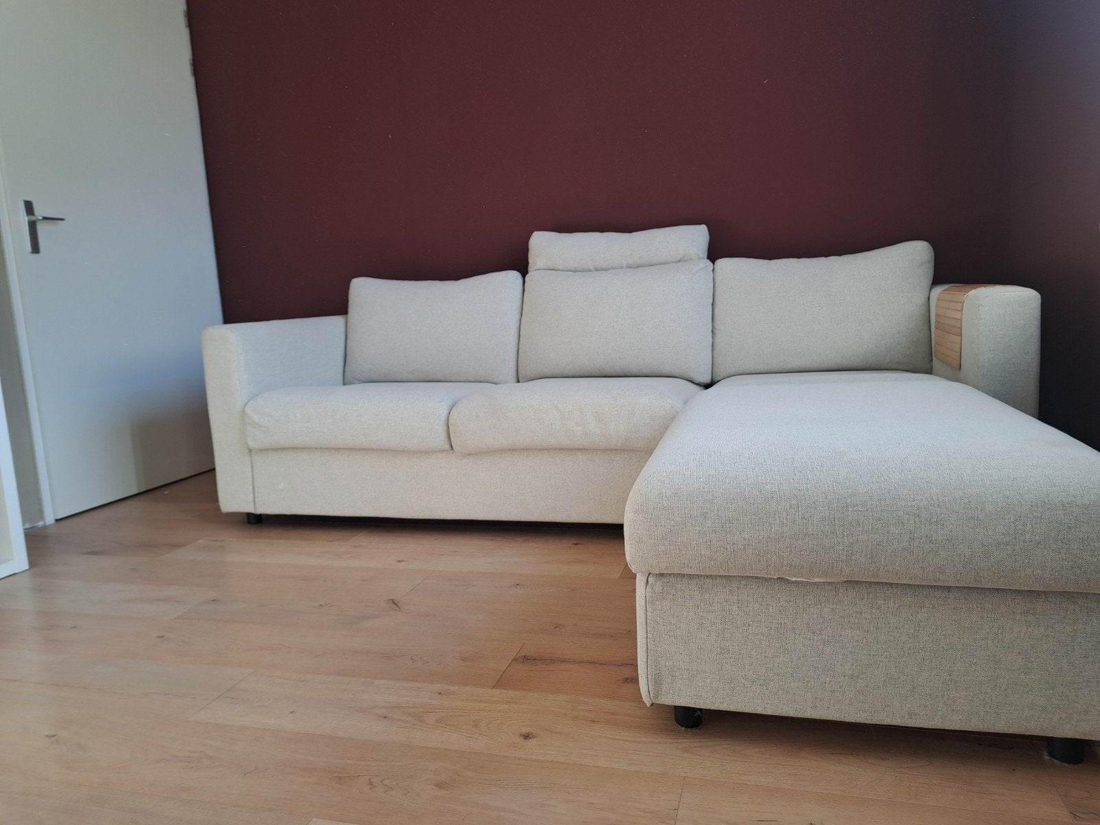 IKEA VIMLE 3 zits-kbank /hocker, ruim 1 jaar oud uitwasbaar, Ophalen, 250 tot 300 cm, Modern, Scandinavisch, Hoekbank