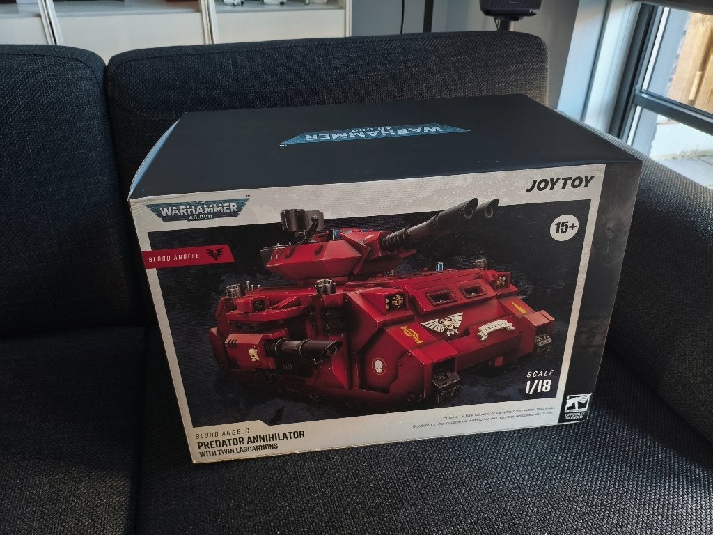 JoyToy Warhammer 40k Blood Angels Predator Annihilator, Ophalen of Verzenden, Gebruikt, Warhammer 40000, Figuurtje(s)