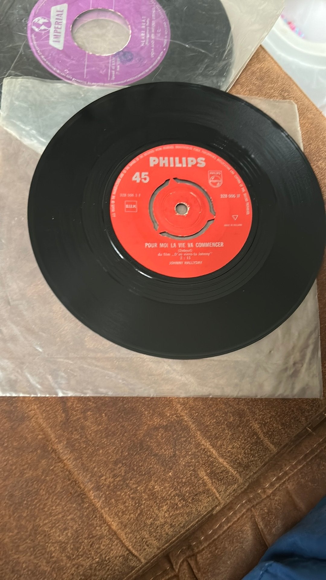 Johnny hallyday - pour mai la vie, Ophalen of Verzenden, Zo goed als nieuw, Nederlandstalig