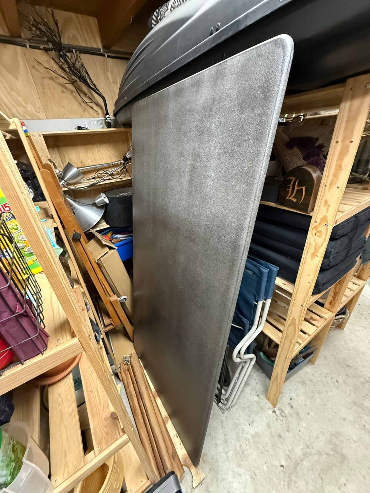 Zware eettafel, ook voor buiten, Zo goed als nieuw, 150 tot 200 cm, Rechthoekig, Overige materialen