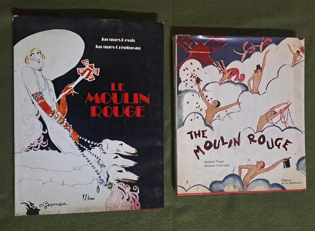 2 x boeken Moulin Rouge, Boeken, Ophalen of Verzenden, Gelezen, Cabaret, Jacques Pessis en Jacques Crépineau