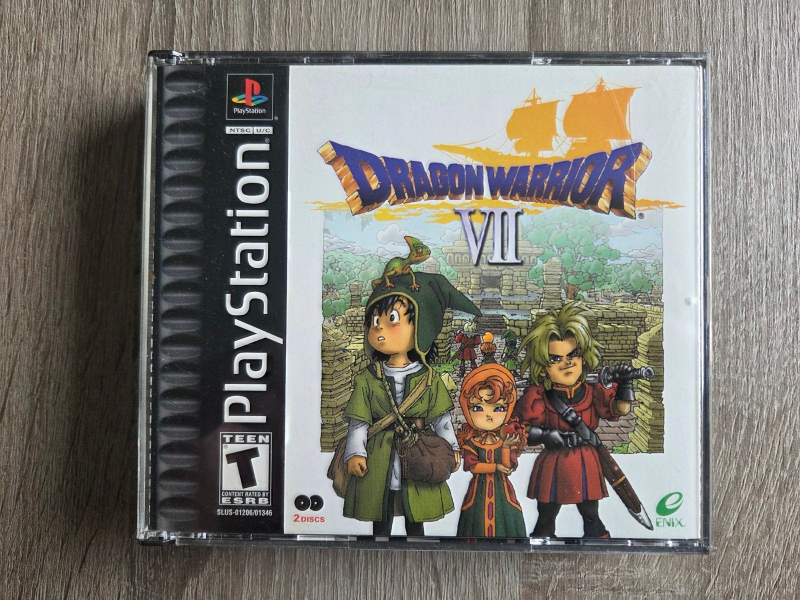 Dragon Warrior VII 7 ps1 ntsc compleet near mint, Spelcomputers en Games, Games | Sony PlayStation 1, 1 speler, Ophalen of Verzenden